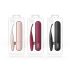 Senzi - vibromasseur rouge étanche à batterie pour clitoris