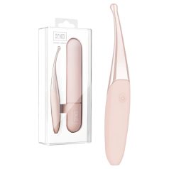   Senzi - vibromasseur clitoridien rechargeable étanche - silicone rose