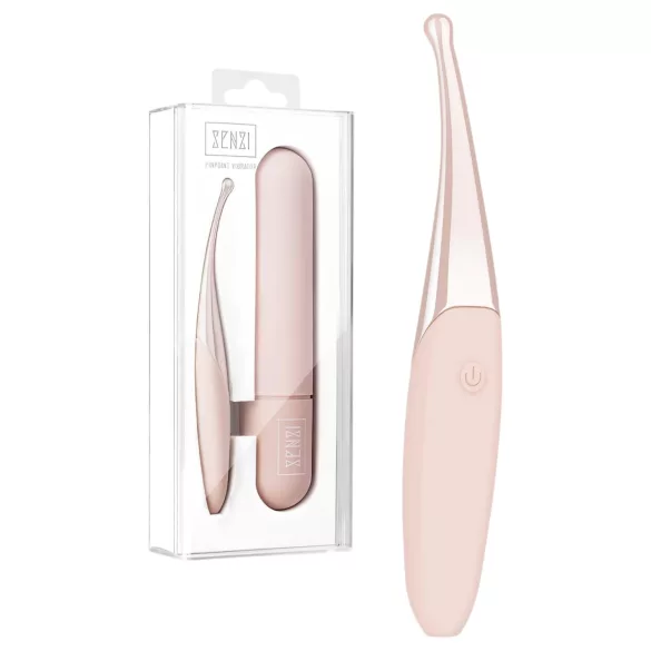 Senzi - vibromasseur clitoridien rechargeable étanche - silicone rose