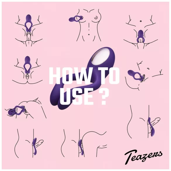 Teazers Partner Multifun - vibromasseur pour couple (violet)