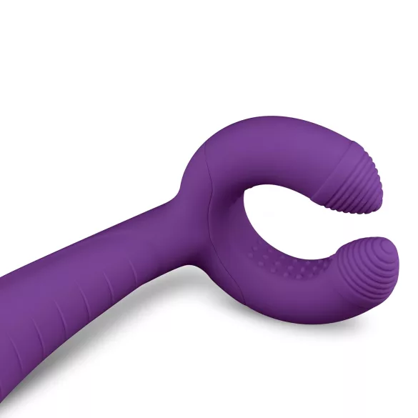 Easytoys Couple - vibromasseur pour couple rechargeable étanche - violet