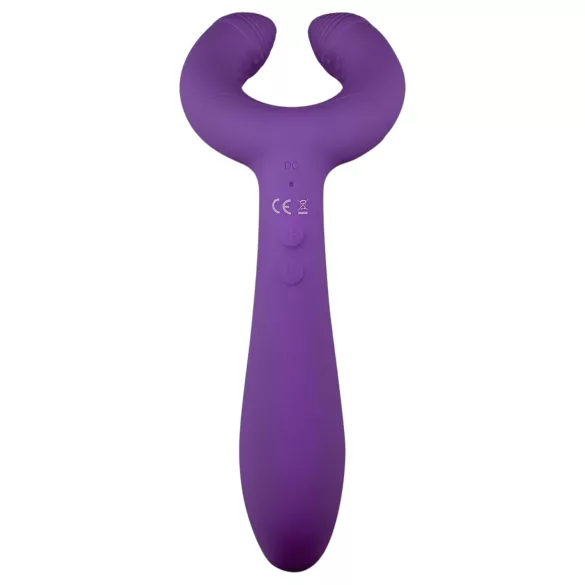 Easytoys Couple - vibromasseur pour couple rechargeable étanche - violet