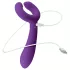 Easytoys Couple - vibromasseur pour couple rechargeable étanche - violet