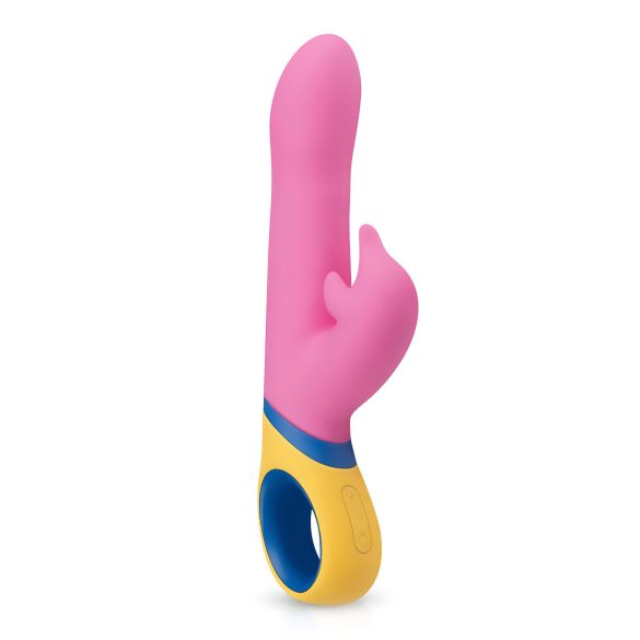 PMV20 Copy Dolphin - Vibromasseur rotatif avec bras clitoridien (rose)