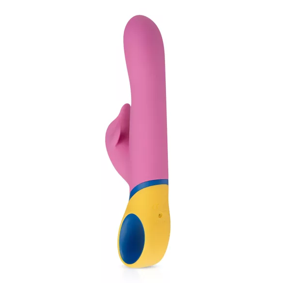 PMV20 - vibromasseur rabbit rotatif avec bras clitoridien - silicone rose