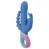 PMV20 Vice Double - vibromasseur triple stimulation rotatif - silicone bleu