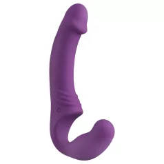   Easytoys - gode ceinture vibrant rechargeable sans harnais - violet