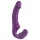 Easytoys - gode ceinture vibrant rechargeable sans harnais - violet