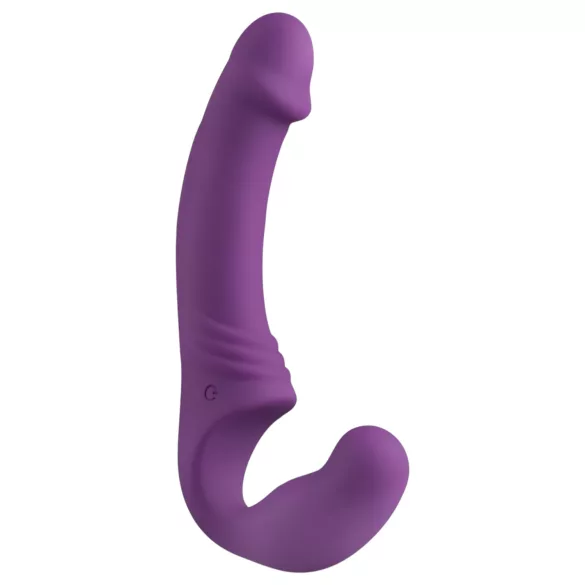 Easytoys - gode ceinture vibrant rechargeable sans harnais - violet
