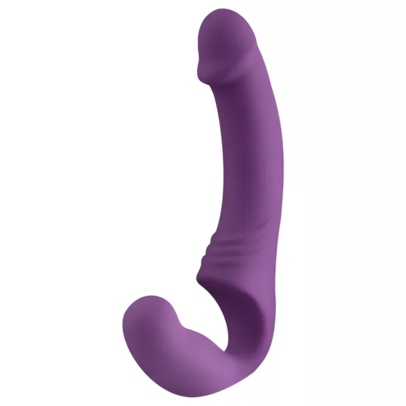 Easytoys - gode ceinture vibrant rechargeable sans harnais - violet