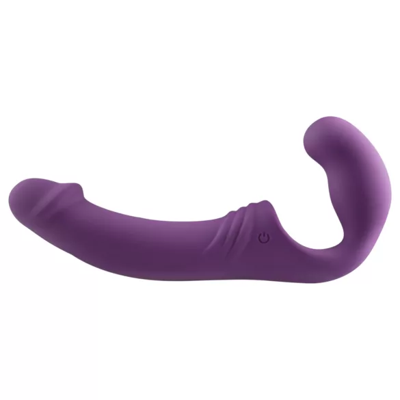 Easytoys - gode ceinture vibrant rechargeable sans harnais - violet