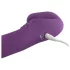 Easytoys - gode ceinture vibrant rechargeable sans harnais - violet