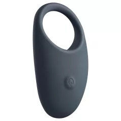   Boners - anneau pénis vibrant rechargeable étanche - silicone gris