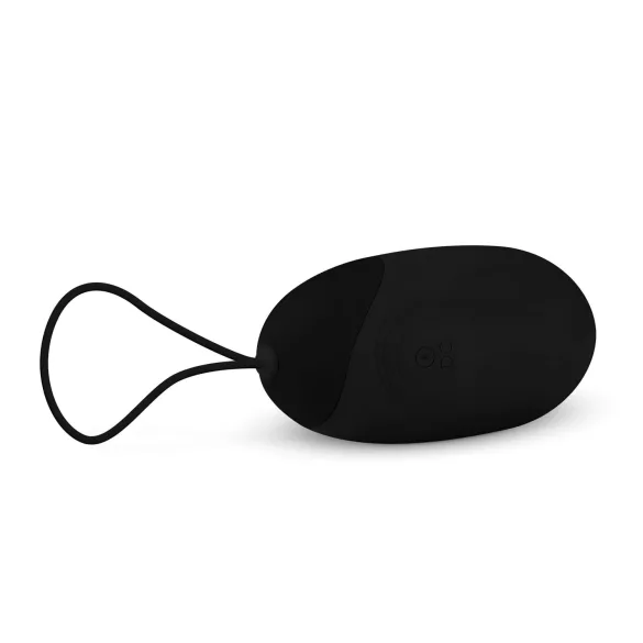 Easytoys - œuf vibrant télécommandé rechargeable étanche - noir