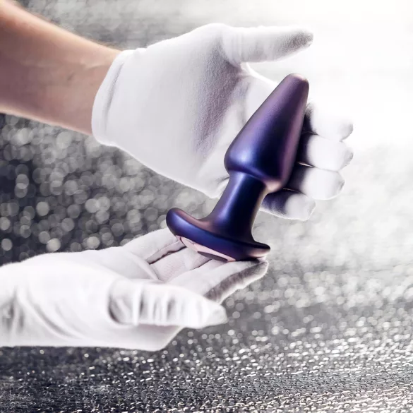 Hueman Asteroid - vibromasseur anal rotatif perlé - silicone violet