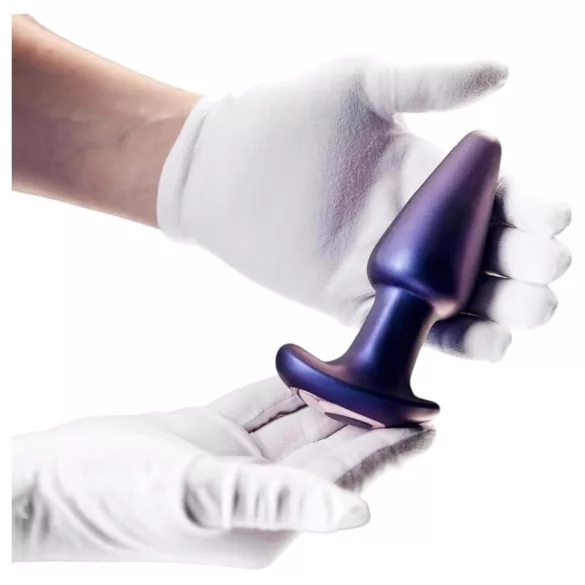 Hueman Asteroid - vibromasseur anal rotatif perlé - silicone violet