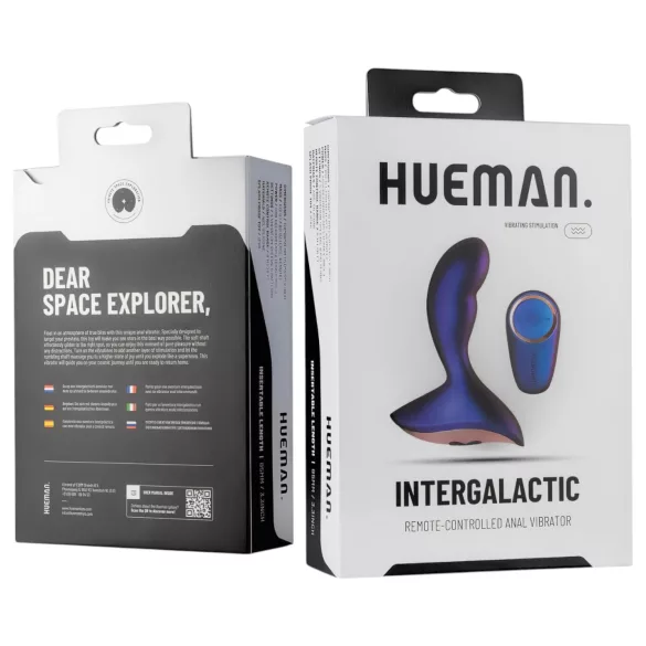 Hueman Intergalactic - plug anal vibrant - silicone violet