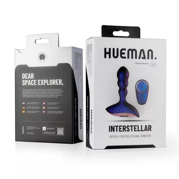 Hueman Interstellar - vibromasseur anal onduleux (violet)