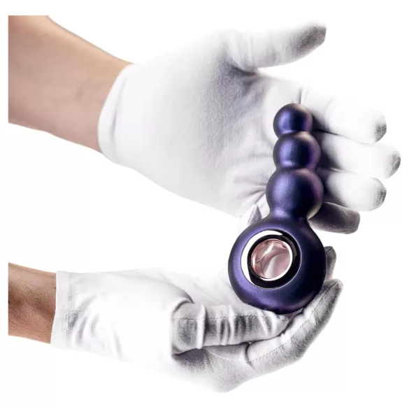 Hueman Outer Space - vibromasseur anal perlé rechargeable - silicone violet