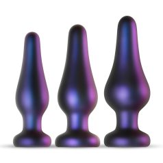   Hueman Comets - ensemble de plugs anaux en silicone (3 pièces) - violet