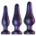 Hueman Comets - coffret plugs anaux silicone - 3 pièces - violet