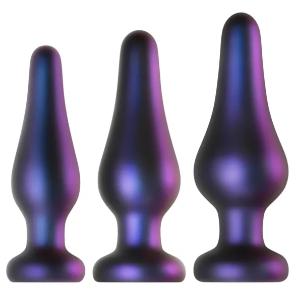 Hueman Comets - coffret plugs anaux silicone - 3 pièces - violet