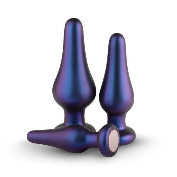 Hueman Comets - coffret plugs anaux silicone - 3 pièces - violet