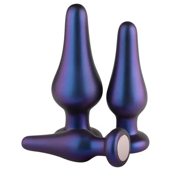 Hueman Comets - coffret plugs anaux silicone - 3 pièces - violet