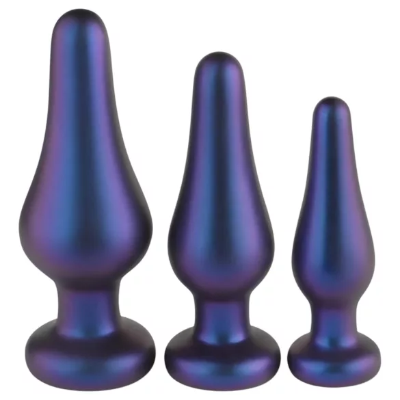 Hueman Comets - coffret plugs anaux silicone - 3 pièces - violet