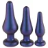 Hueman Comets - coffret plugs anaux silicone - 3 pièces - violet