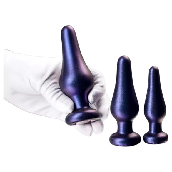 Hueman Comets - coffret plugs anaux silicone - 3 pièces - violet