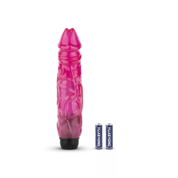 Easytoys Jelly Supreme - vibromasseur réaliste - silicone rose