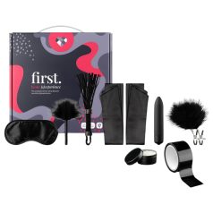 First. Coffret BDSM débutant coquin (8 pièces) First. Coffret BDSM débutant coquin (8 pièces)
