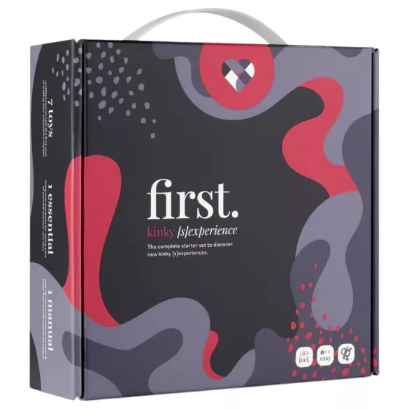 First. - Kit BDSM débutant - 8 pièces - accessoires initiation