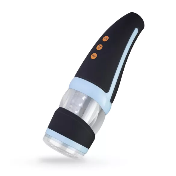 CRUIZR CP02 - masturbateur rotatif vibrant homme - silicone noir