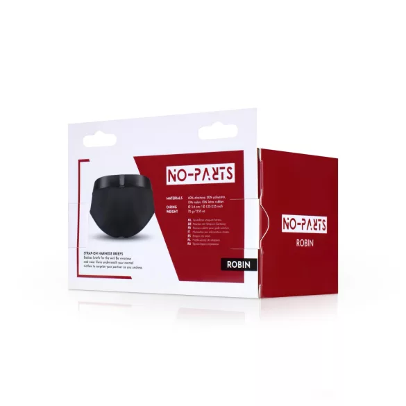 No-Parts Robin - harnais ceinture gode - noir - taille L