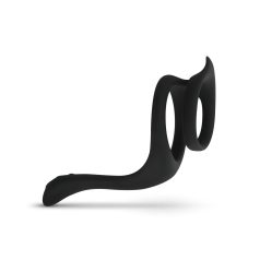   Easytoys Pleasure Ring - anneau pénis et testicules élastique (noir)