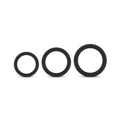 Easytoys Explore Ring - Ensemble de 3 Anneaux Pénis (Noir)