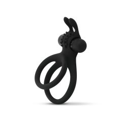   Easytoys Share Ring - Anneau vibrant pénis et testicules (noir)