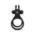 Easytoys Share Ring - anneau vibrant pénis et testicules (noir)