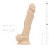 Real Fantasy Ashton - Dildo réaliste avec testicules - 20,5 cm (naturel)