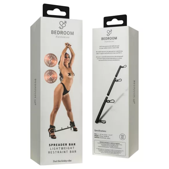 Bedroom Fantasies - barre d’écartement réglable - métal noir