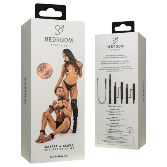 Bedroom Fantasies - set de bondage complet - 4 pièces (noir)