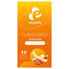   EasyGlide Saveurs de Fruits – Préservatifs aromatisés (10 pcs)