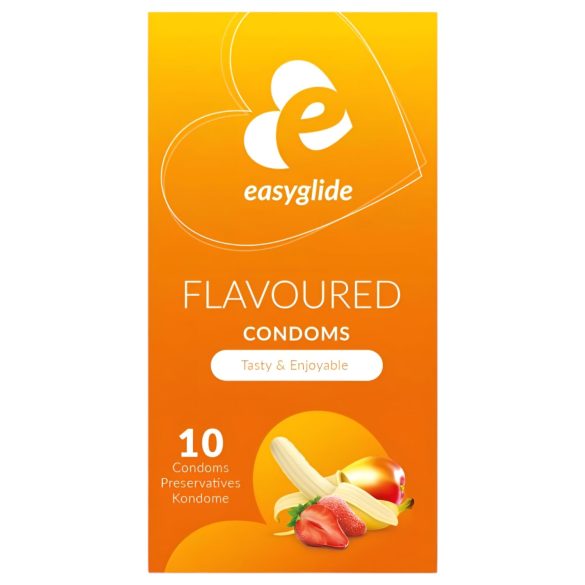 EasyGlide Flavoured - préservatifs goût fruité (10 pcs)