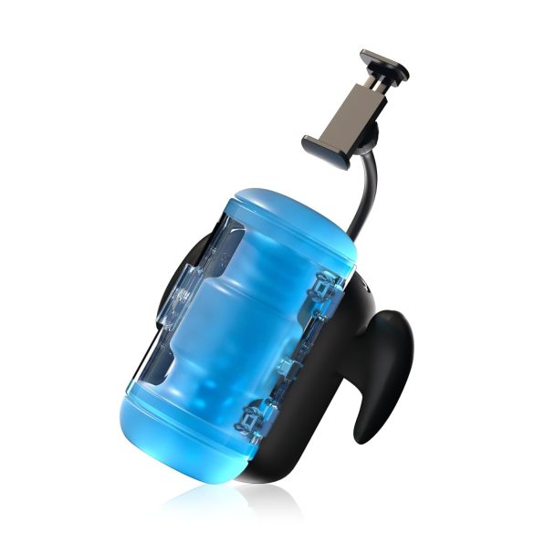 BLOWCAST Wingman Pro - masturbateur automatique (bleu-noir)