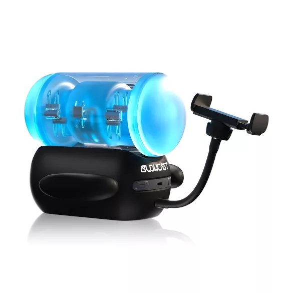 BLOWCAST Wingman Pro - masturbateur automatique - bleu-noir