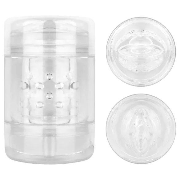 FPPR. - masturbateur double entrée - vagin & bouche - transparent