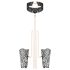 Rosy Gold - Collier et menottes (noir)