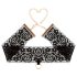 Rosy Gold - Collier et menottes (noir)